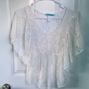 Sheer Lace Blouse